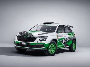 Supporting image for story: The Skoda Afriq is a Dakar Rally-inspired concept designed by students