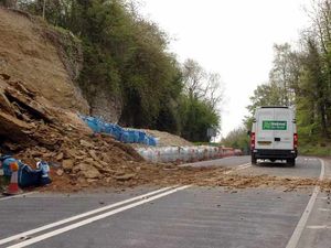Supporting image for story: Rockslide road to reopen