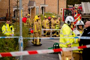 Firefighters were described as heroic after rescuing the elderly woman