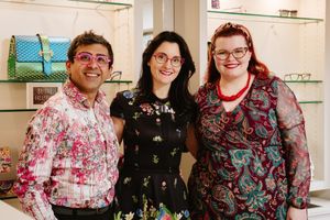 Style Optique in Market Drayton have been shortlisted for three awards for the National Optical awards. In Picture L>R: Sam Davé, Eva Davé and Zoe Witham