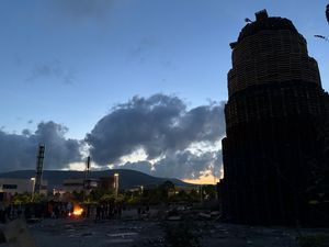 Supporting image for story: Tensions smoulder over two controversial loyalist bonfires