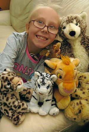 Lydia was diagnosed with leukaemia last year