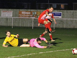 Supporting image for story: Market Drayton dig deep in dramatic draw