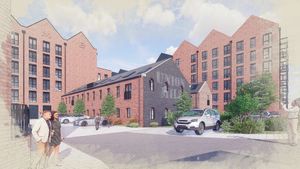 Artist impression of the proposed Union Mill development in Wolverhampton. Photo: JM Architects