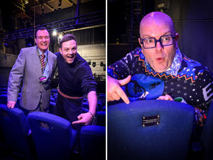 Supporting image for story: Panto duo honoured by Stafford theatre with seat dedications