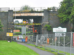 Supporting image for story: Bridge work causes Cannock road misery