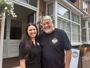 Lana Harvey with her dad Chris Massey who have brought the Hill Tavern back to life
