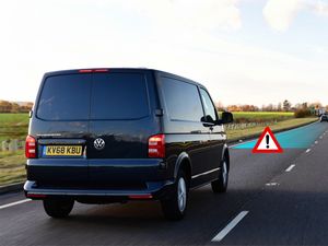 Supporting image for story: Van drivers injure 10 people every week by tailgating