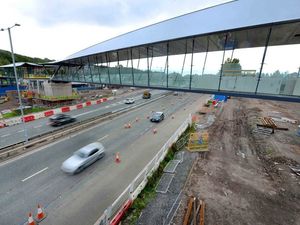Supporting image for story: Telford railway station footbridge ' work in progress' as lifts break down