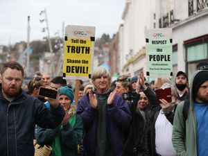 Supporting image for story: Demonstration against Irish lockdown passes peacefully