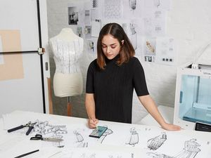 Supporting image for story: Designer creates latest clothing line on Samsung Galaxy Note 9