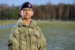 Fatigues – Adrian will serve with 202 Field Hospital