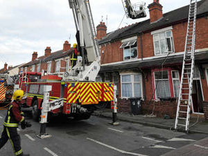 Supporting image for story: Fire reveals £100k cannabis factory in Wolverhampton