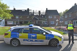 Two men remain in hospital following the incident
