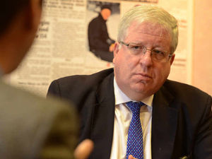 Supporting image for story: 'You bet': WATCH as transport secretary Patrick McLoughlin backs six figure salaries for HS2 chiefs