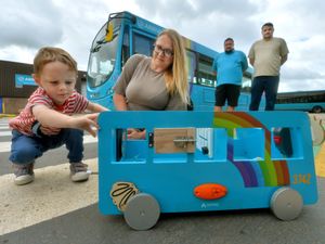 Supporting image for story: Telford three-year-old enjoys a day on the buses as Arriva's VIP visitor