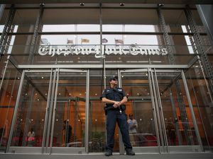 Supporting image for story: Trump sues New York Times and four journalists for defamation