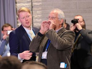 Supporting image for story: May is telling lies about Brexit, says Tory who heckled PM at Welsh conference