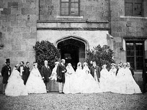 Supporting image for story: Mystery of Victorian wedding picture solved by family historian after 25 years