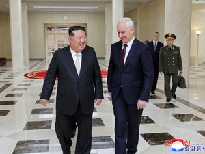 Supporting image for story: Kim Jong Un vows North Korean support for Russia in Ukraine