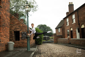 Ballet student James Garrington at the Black Country Living Museum