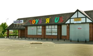 The former Toys R Us store at Meole Brace Retail Park in Shrewsbury 