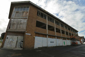 How the building looked earlier this year