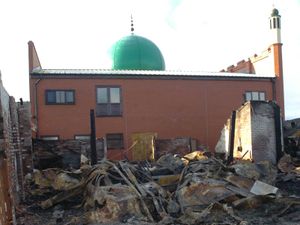 Supporting image for story: Arson-hit mosque poised to build new community centre