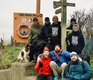 Completing 95 miles along the Norfolk coastal path