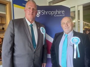 Representing Reform UK in St Martins: Carl Rowley (left) and Brian Evans. Picture: LDRS