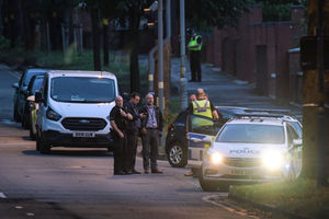 Police at the scene.Photo: SnapperSK