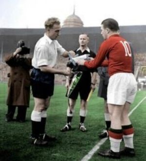 He played against some of the great players, such as Ferenc Puskas