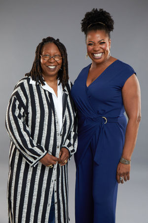 Whoopi Goldberg and Brenda Edwards