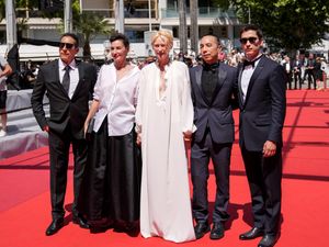 Supporting image for story: Tilda Swinton returns to Cannes red carpet for acclaimed film Memoria