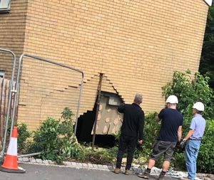 The scene of the incident in Boulton Grange