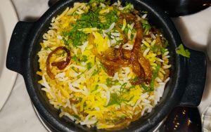 Original Lamb Biriyani at Indian Cafe Racer in Birmingham