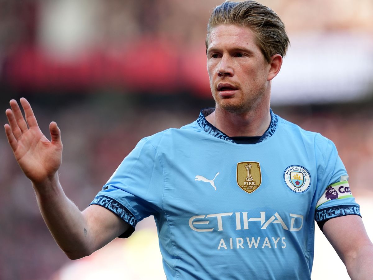 Manchester City reveal tribute to departing midfielder Kevin De Bruyne