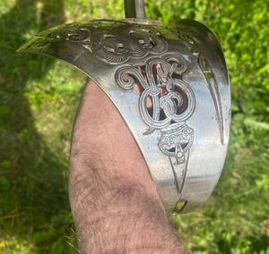 A World War One officer's sword.