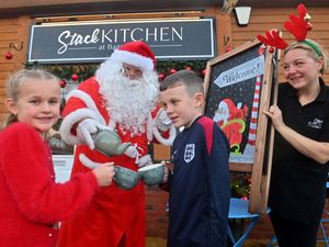 Supporting image for story: Treat for youngsters as Santa drops in for festive cuppa at Baggeridge cafe