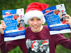 Supporting image for story: Schoolboy fundraiser Louis Johnson becomes ambassador for Birmingham Children's Hospital