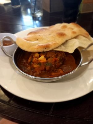 The curry had great flavour 