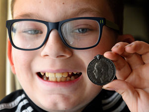 Supporting image for story: Appeal to veteran's family as First World War medal found in Walsall canal