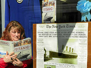 Supporting image for story: Wellington shop's tribute to Titanic