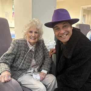 Chico with Sheila, Day Patient at The Mary Stevens Hospice