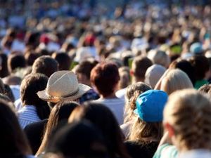 A crowd