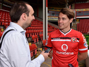 Supporting image for story: Tom Bradshaw is infectious for Walsall