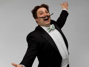 Supporting image for story: Go Compare tenor Wynne Evans joins choir for 90th birthday bash in support of children’s hospice