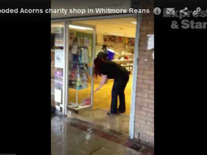 Supporting image for story: Flooded Acorns charity shop in Whitmore Reans