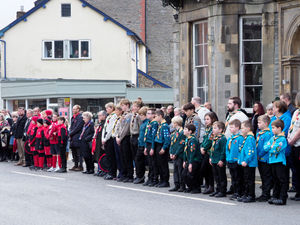 Supporting image for story: Knighton Remembrance Sunday service