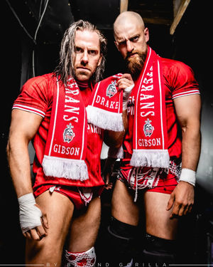 The Grizzled Young Veterans James Drake and Zack Gibson will be in action. Photo: Burning Heart Pro Wrestling